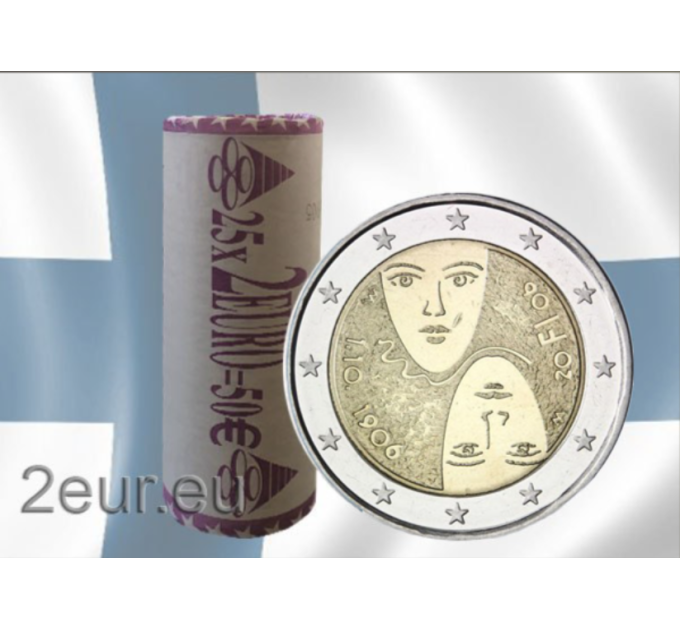 Soome 2 EURO RULL 2006 - 100 aastat naiste valimisõigust
