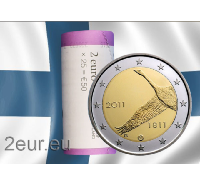 Soome 2 EURO RULL 2011 - 200 aastat riigipank