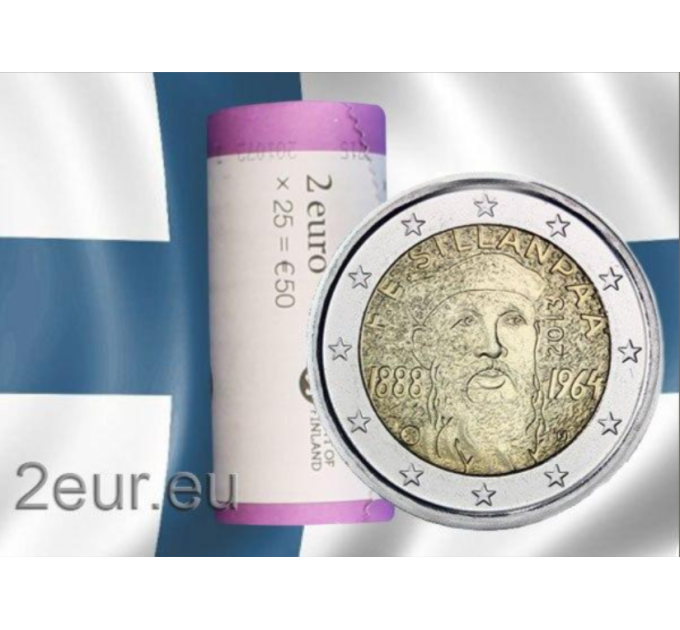 Soome 2 EURO RULL 2013 - Frans Eemil Sillanpää 125. sünniaastapäev
