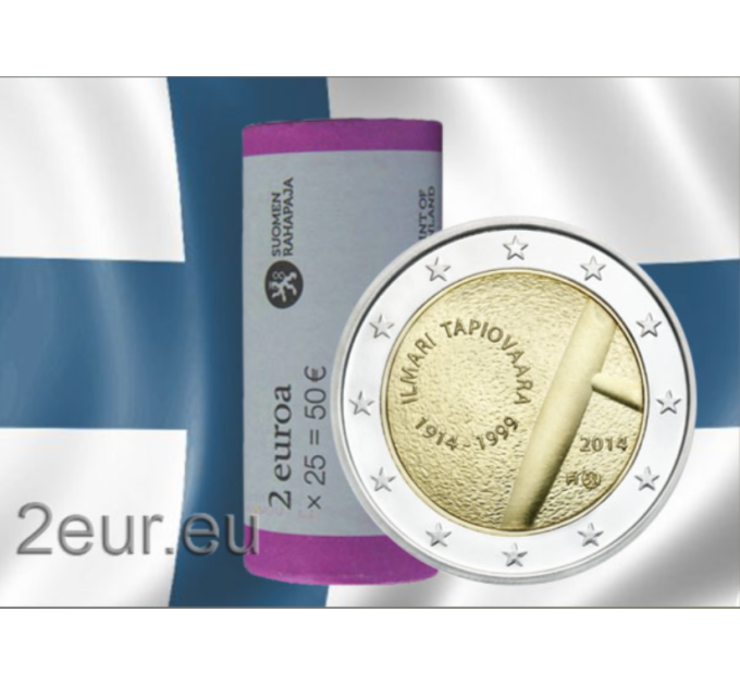 Soome 2 EURO RULL 2014 - Disaineri ja sisekujundaja Ilmari Tapiovaara 100. sünniaastapäev