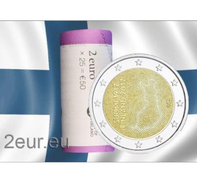 Soome 2 EURO RULL 2017 - 100 aastat iseseisvust