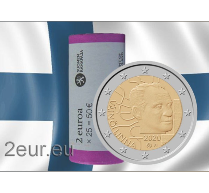Soome 2 EURO RULL 2020 - Väinö Linna 100. sünniaastapäev