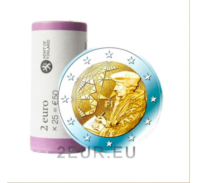 Soome 2 EURO RULL 2022 - 35 aastat Erasmuse programmi