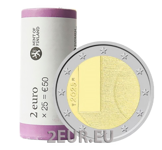 Soome 2 EURO RULL 2025 - Soome riigivisiidid – diplomaatia ja välispoliitika