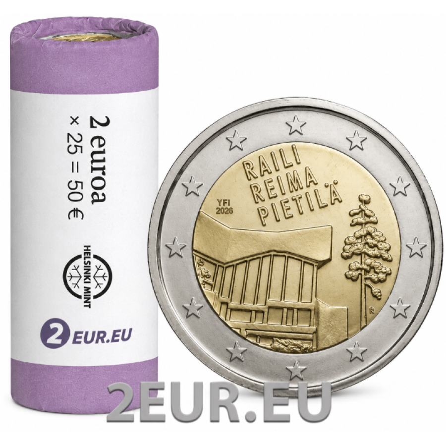 Soome 2 EURO RULL 2026 - Raili ja Reima Pietilä