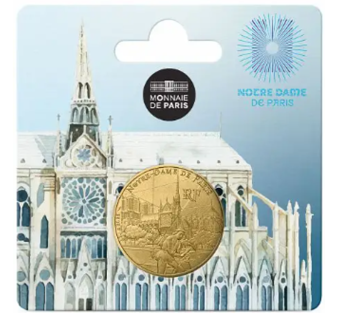  Prantsusmaa 1/4 euro UNC 2025 – UNESCO – PARIISI NOTRE-DAME'I KATEDRAL