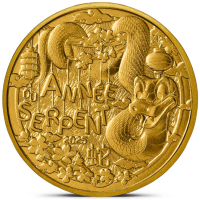 France 1/4 euro UNC 2025 - Chinese Calendar - Year of the Snake