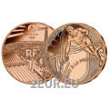 France 1/4 euro UNC 2024 - Paris 2024 Olympic Games - Sports pole vaulting