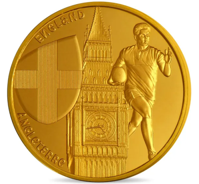  Prantsusmaa 1/4 euro UNC 2023 – Ragbi maailmameistrivõistlused Prantsusmaa 2023