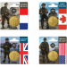  Prantsusmaa 1/4 euro UNC 2024 – D-DAY 80. aastapäev – Maandumine Normandias