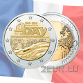 Prantsusmaa 2 euro UNC 2014 - Normandia dessandi 70. aastapäev 6. juunil 1944 – D-Day
