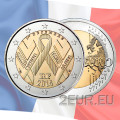 Prantsusmaa 2 euro UNC 2014 - Ülemaailmne AIDSi päev
