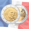 Prantsusmaa 2 euro UNC 2016 - François Mitterandi 100. sünniaastapäev