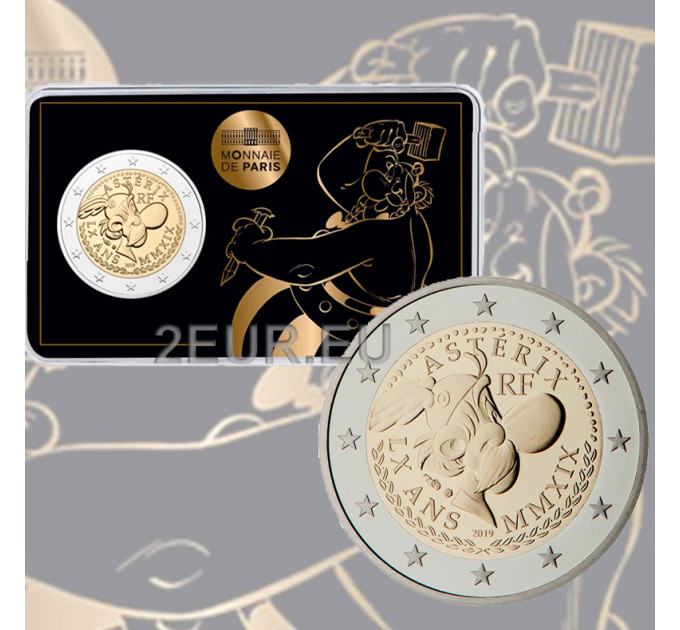 Prantsusmaa 2 eurot BU 2019 – 60 aastat Asterixi – Obelix