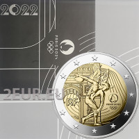 France 2 euro Proof 2022 - Paris 2024 Olympic Games - The Genius