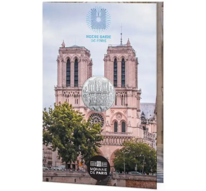 Prantsusmaa 10 eurot hõbemünt 2025 – Notre-Dame'i katedraal