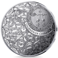 France 10 euro silver coin Proof 2025 - Year of the Snake
