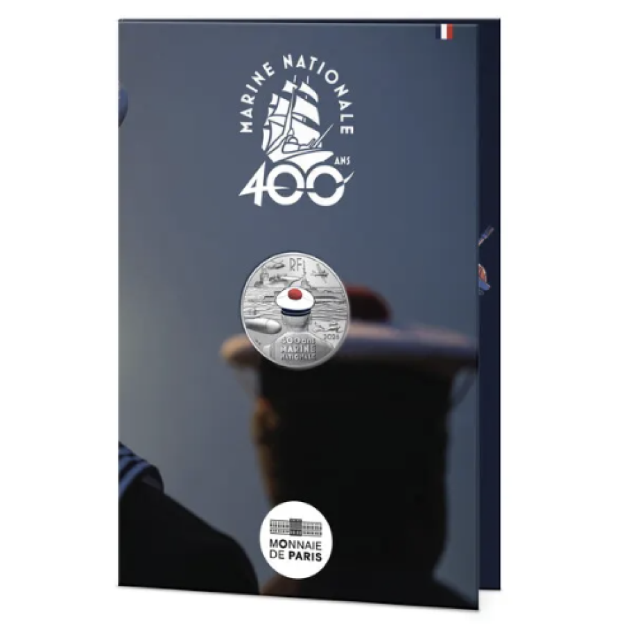 Prantsusmaa 10 eurot hõbemünt 2026 – Prantsuse merevägi Prantsusmaa 10 eurot hõbemünt 2026 – Prantsuse merevägi