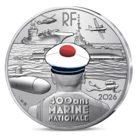France 10 euro silver coin 2026 - French Navy