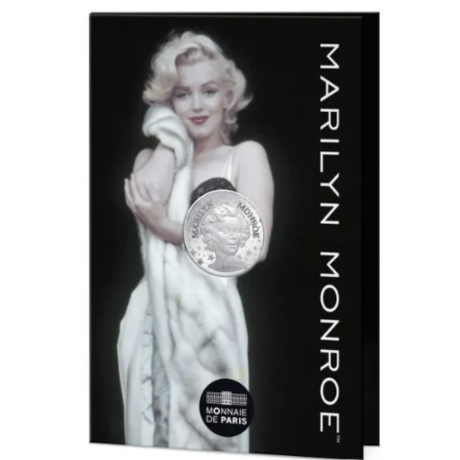 Prantsusmaa 10 eurot hõbemünt 2026 – Marilyn Monroe Prantsusmaa 10 eurot hõbemünt 2026 – Marilyn Monroe