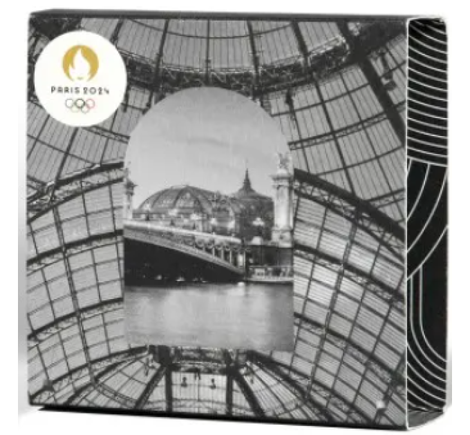 Prantsusmaa 10 eurot hõbemünt Proof 2021 - GRAND PALAIS PÄRAND 