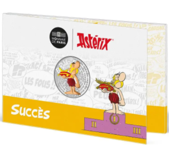Prantsusmaa 50 eurot hõbemünt 2022 – Asterix – Bravo – edu