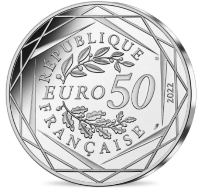 Prantsusmaa 50 eurot hõbemünt 2022 – Asterix – armastus
