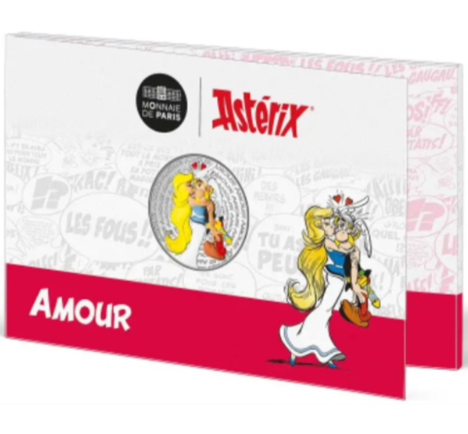 Prantsusmaa 50 eurot hõbemünt 2022 – Asterix – armastus
