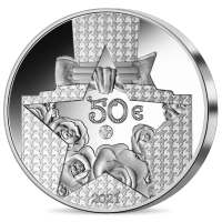 France 50 euro silver coin Proof 2021 - French Excellence - Dior