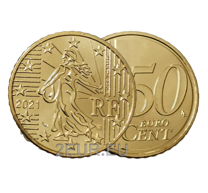 Prantsusmaa 50 senti UNC 2021