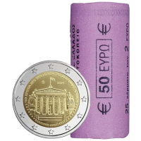 Greece 2 euro roll 2026 - 100 YEARS FROM THE FOUNDATION OF THE ACADEMY OF ATHENS Greece 2 euro roll 2026 - 100 YEARS FROM THE FOUNDATION OF THE ACADEMY OF ATHENS