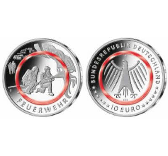 Saksamaa 10 eurot UNC 2023 – Ühiskonna teenistuses – Tuletõrjujad