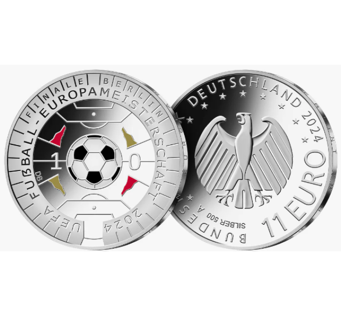 Saksamaa 11 eurot UNC 2024 – UEFA Euroopa meistrivõistlused jalgpallis