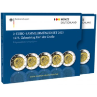 Германия 2 евро proof 2023 – 1275 лет со дня рождения Карла Великого
