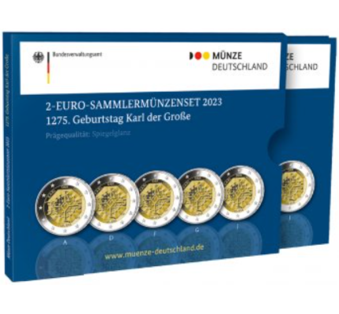 Saksamaa 2 euro proof 2023 – Karl Suure sünni 1275. aastapäev