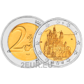 Saksamaa 2 eurot UNC 2012 - BAVARIA - D - München