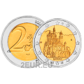  Saksamaa 2 eurot UNC 2012 - BAVARIA - G - Karlsruhe