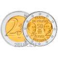 Saksamaa 2 eurot UNC 2013 – 50 aastat Elysée lepingut – J – Hamburg