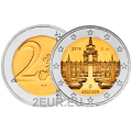 Saksamaa 2 eurot UNC 2016 – Zwingeri palee Dresdenis – D – München