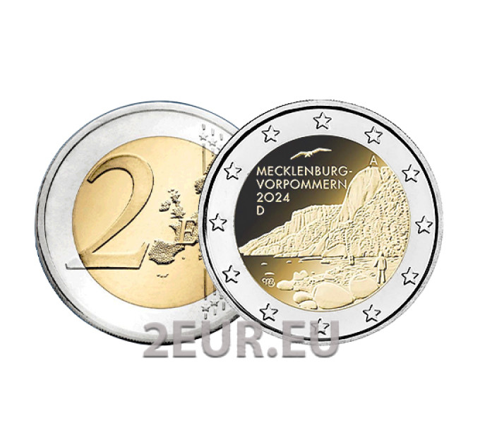 Saksamaa 2 eurot UNC 2024 – Mecklenburg-Vorpommern - A