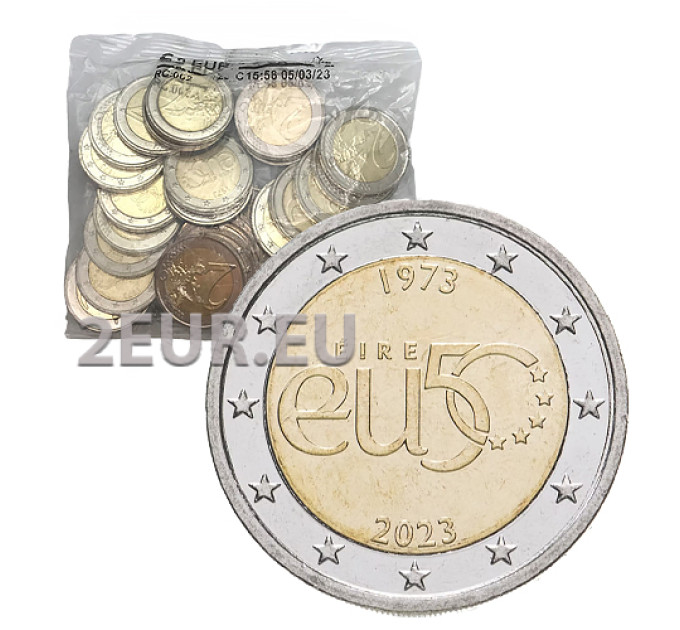 Iirimaa 2 euro rull 2023 – 50 aastat Iirimaa liikmesusest Euroopa Liidus