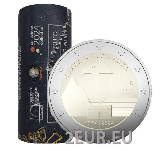 Itaalia 2 euro UNC rull 2024 – 250 aastat finantsvalvet