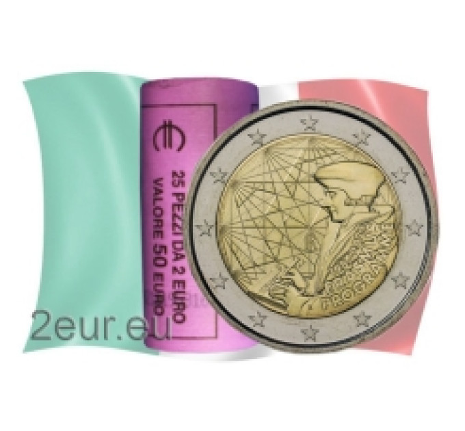 Itaalia 2 euro UNC rull 2022 – 35 aastat Erasmust