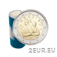 Itaalia 2 euro UNC rull 2021 – aitäh – arstide elukutsed