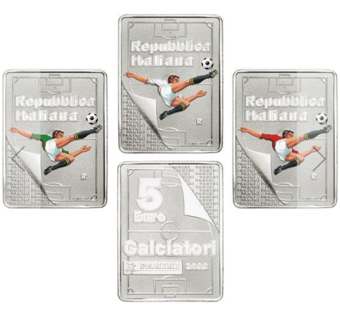 Itaalia 5 euro hõbe BU 2022 – Itaalia ekstsellentsid – Panini – Triptychon