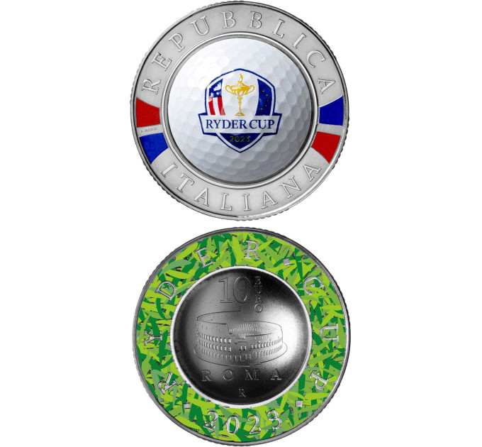 Itaalia 5 euro hõbe BU 2023 – Ryder Cup – Rooma