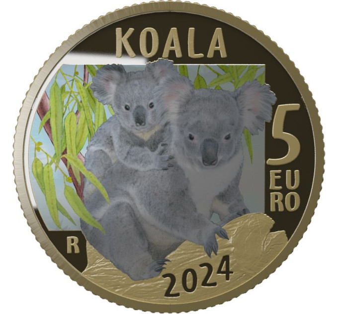 Itaalia 5 eurot PROOF 2024 – Ohustatud loomad – Koala