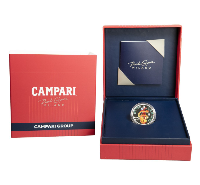 Itaalia 4 euro hõbe BU 2025 – Campari hõbe