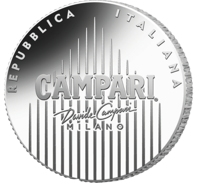 Itaalia 4 euro hõbe BU 2025 – Campari hõbe
