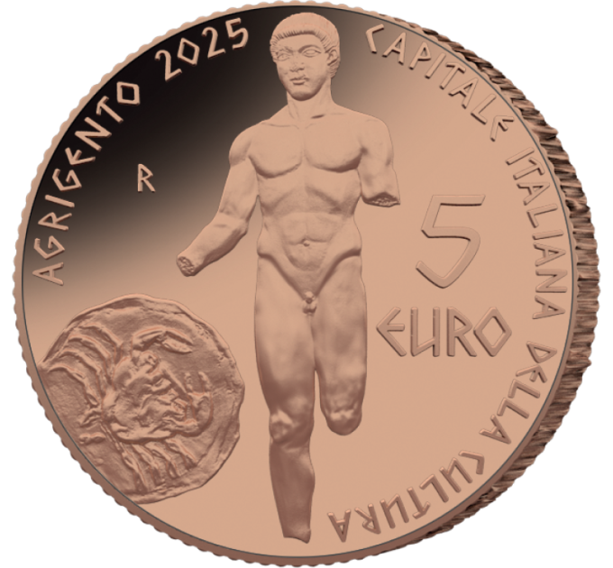 Itaalia 5 euro BU 2025 – Itaalia kultuuripealinnad - Agrigento